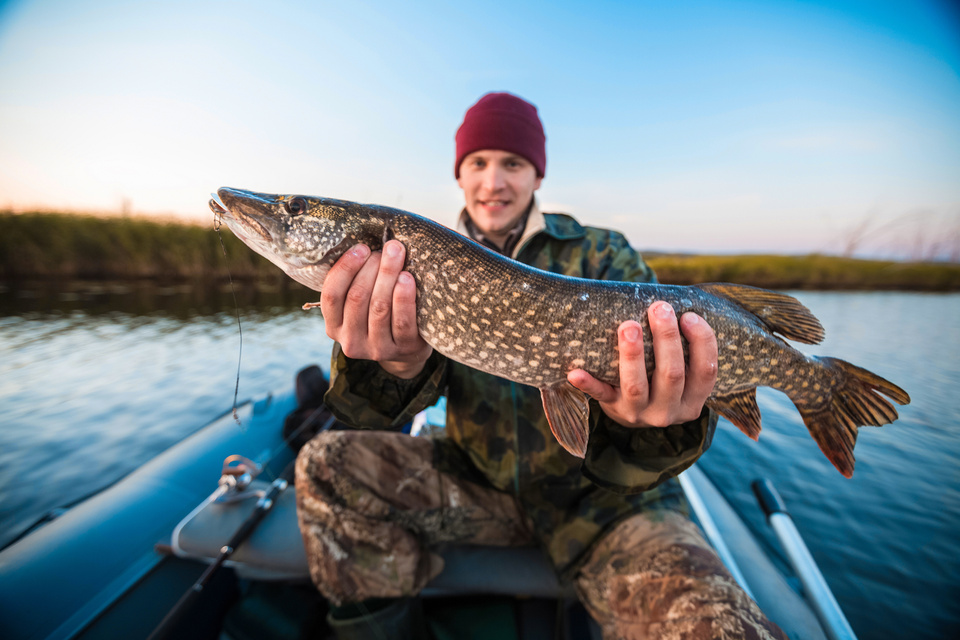 Man with a fish